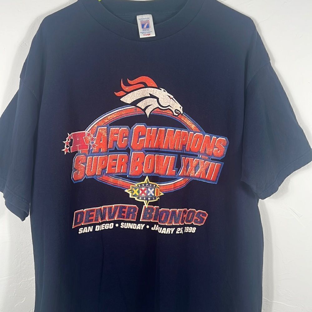 Vintage DENVER BRONCOS 1998 Super Bowl XXXII - Logo 7 - Men Sz. XL - GUC